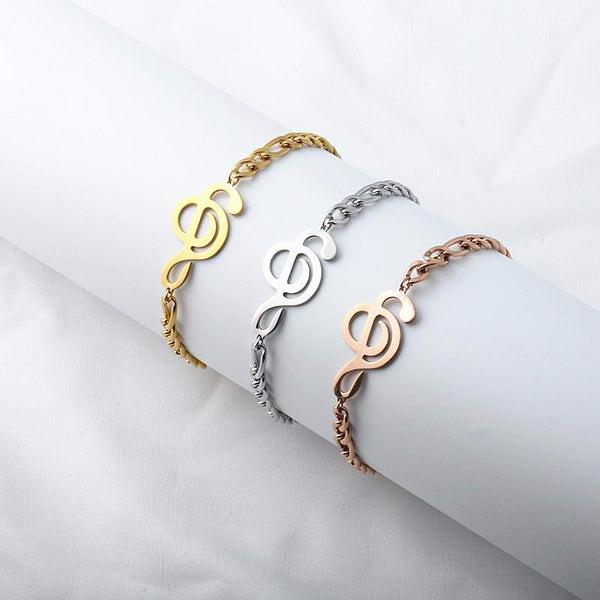 Treble Clef Chain Bracelet – Piano Fan Shop